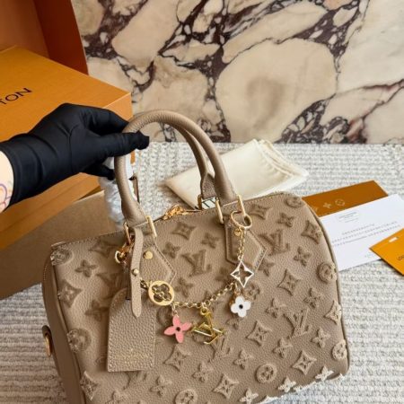 LV Petite Malle Monogram Empreinte Bag 10A - Image 4