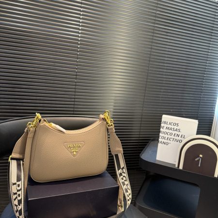 Prada Triangle Logo Shoulder Bag