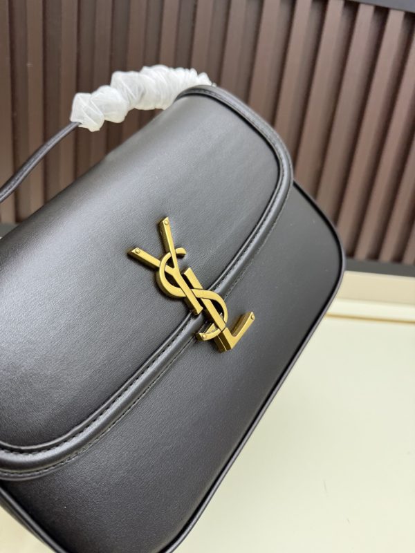YSL Caviar Black Quilted Handbag