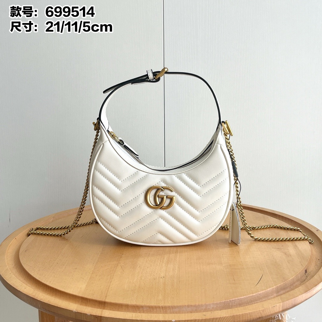 Gucci marmont mini crescent handbag - Image 5