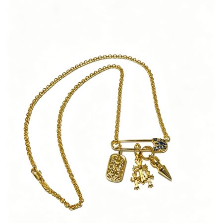 Chrome Cross Necklace