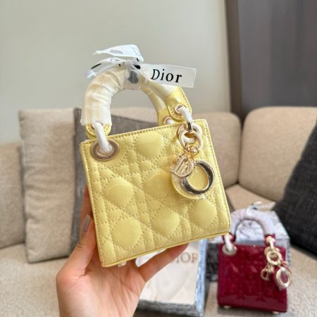 Dior Lady mini three-grid bag - Image 2