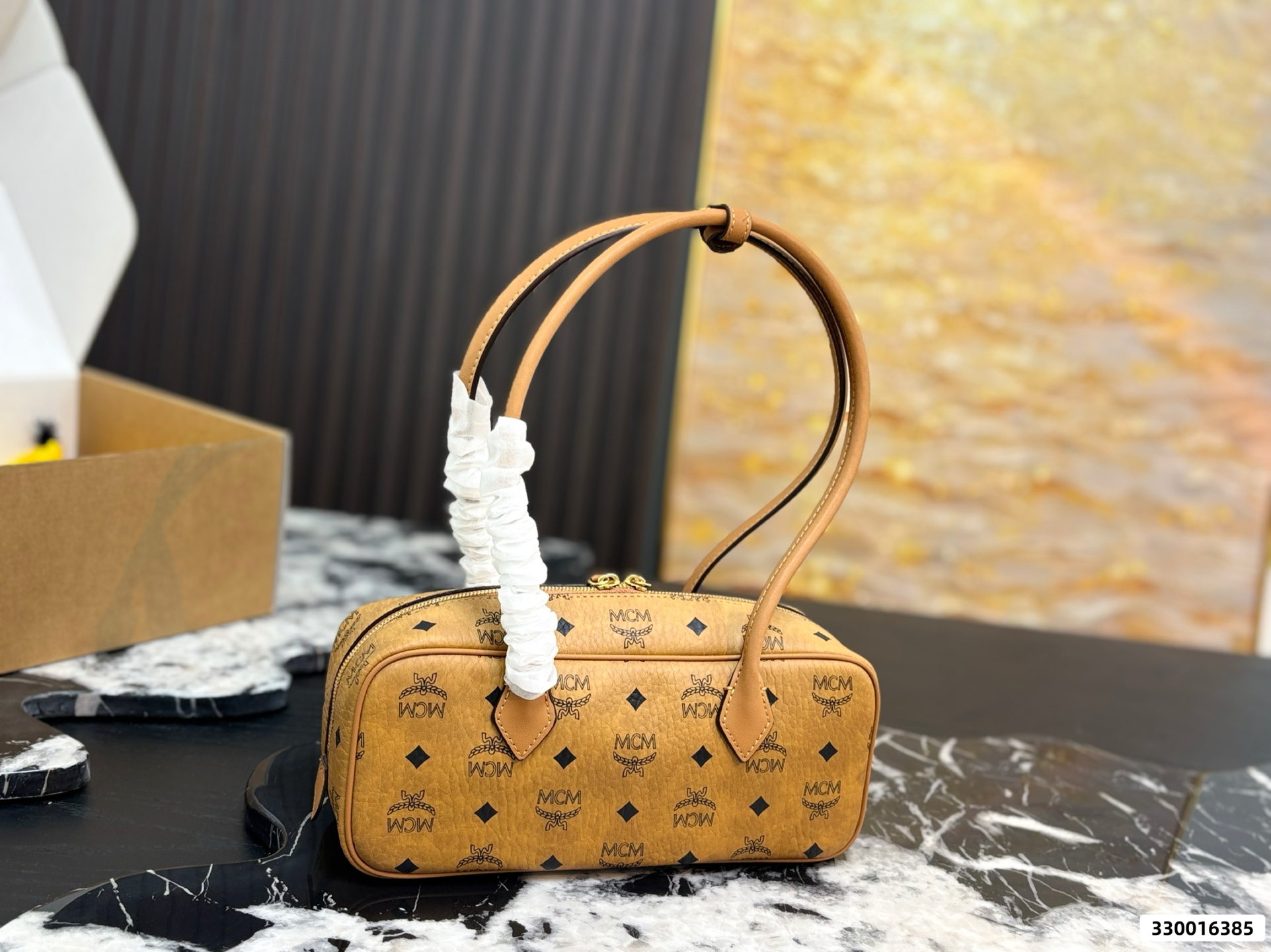 MCM Small Aren East West Shoulder Bag - Image 5