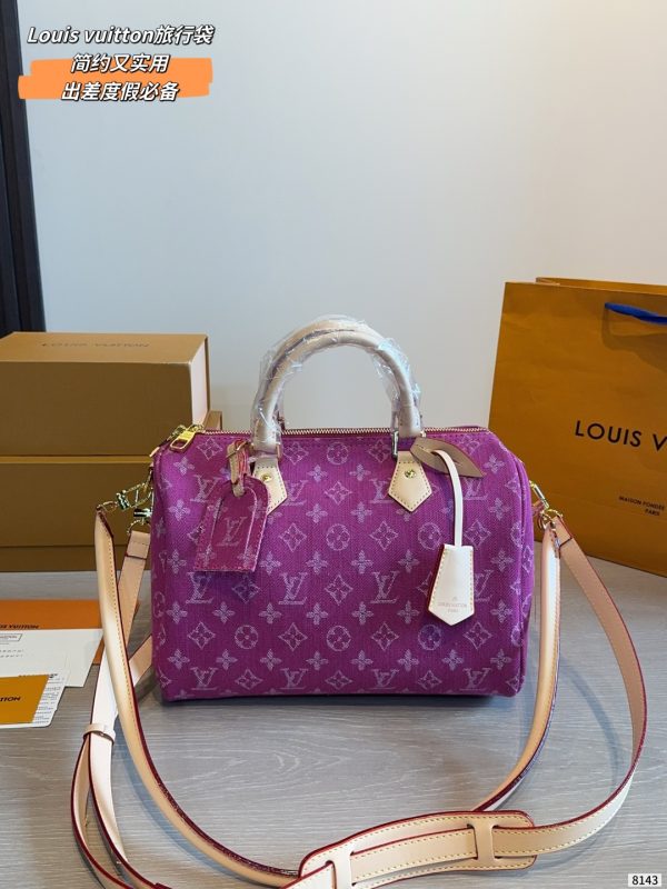LV Denim Speedy Handbag