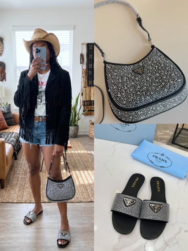 Prada Shoes & Bag Set