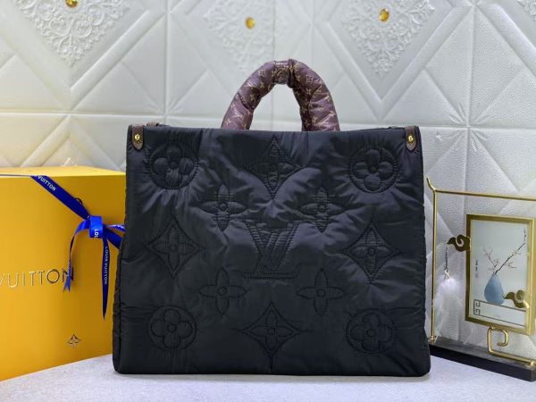 LV Econyl Monogram Pillow OnTheGo Tote Bag Mirror Version