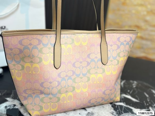 Coach Rainbow Tote Bag