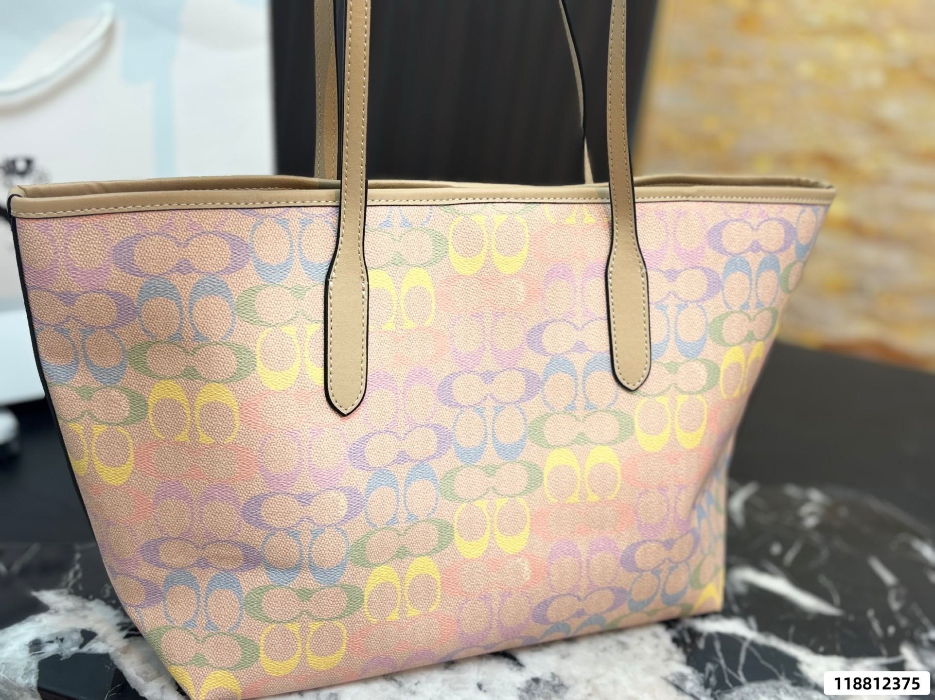 Coach Rainbow Tote Bag - Image 4