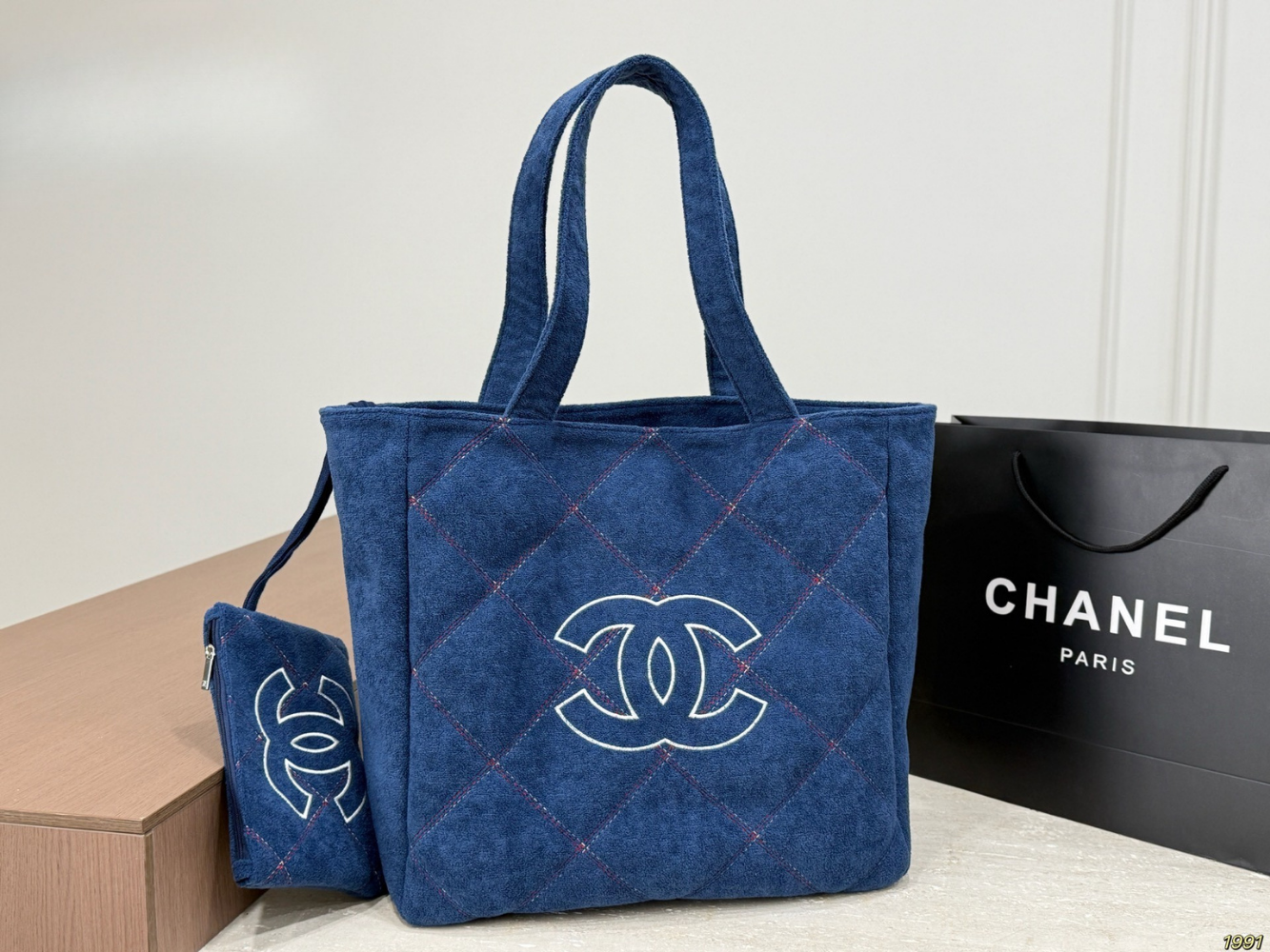 Chanel Denim Tote Bag - Image 1
