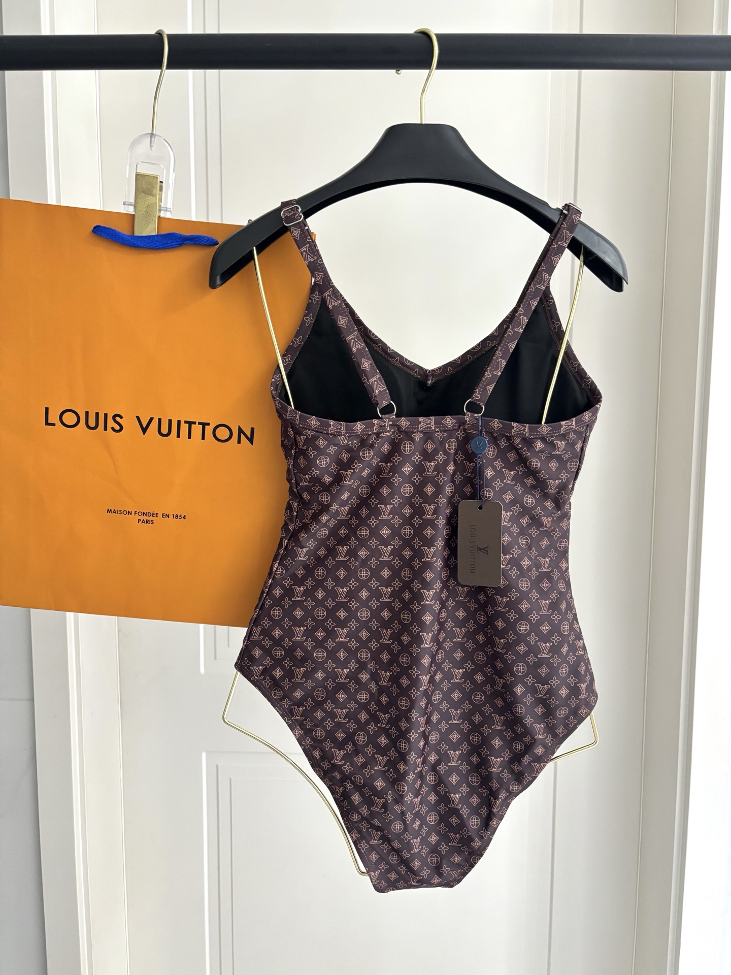 LV One-Piece Swimsuit Swimwear - Image 2