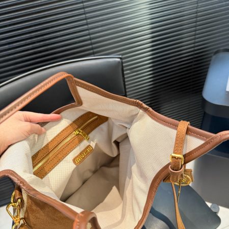 Miu Miu Brown Suede Tote Bag - Image 6
