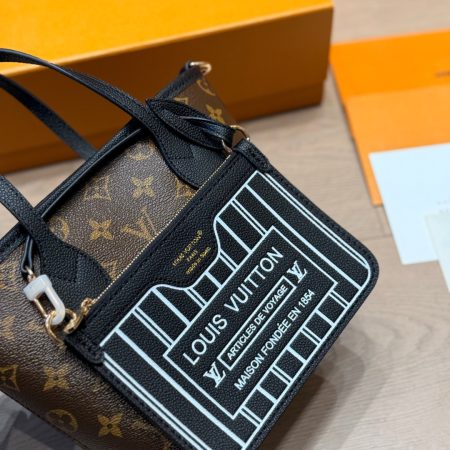LV Neverfull BB Bandouliere Inside Out Tote Bag - Image 10