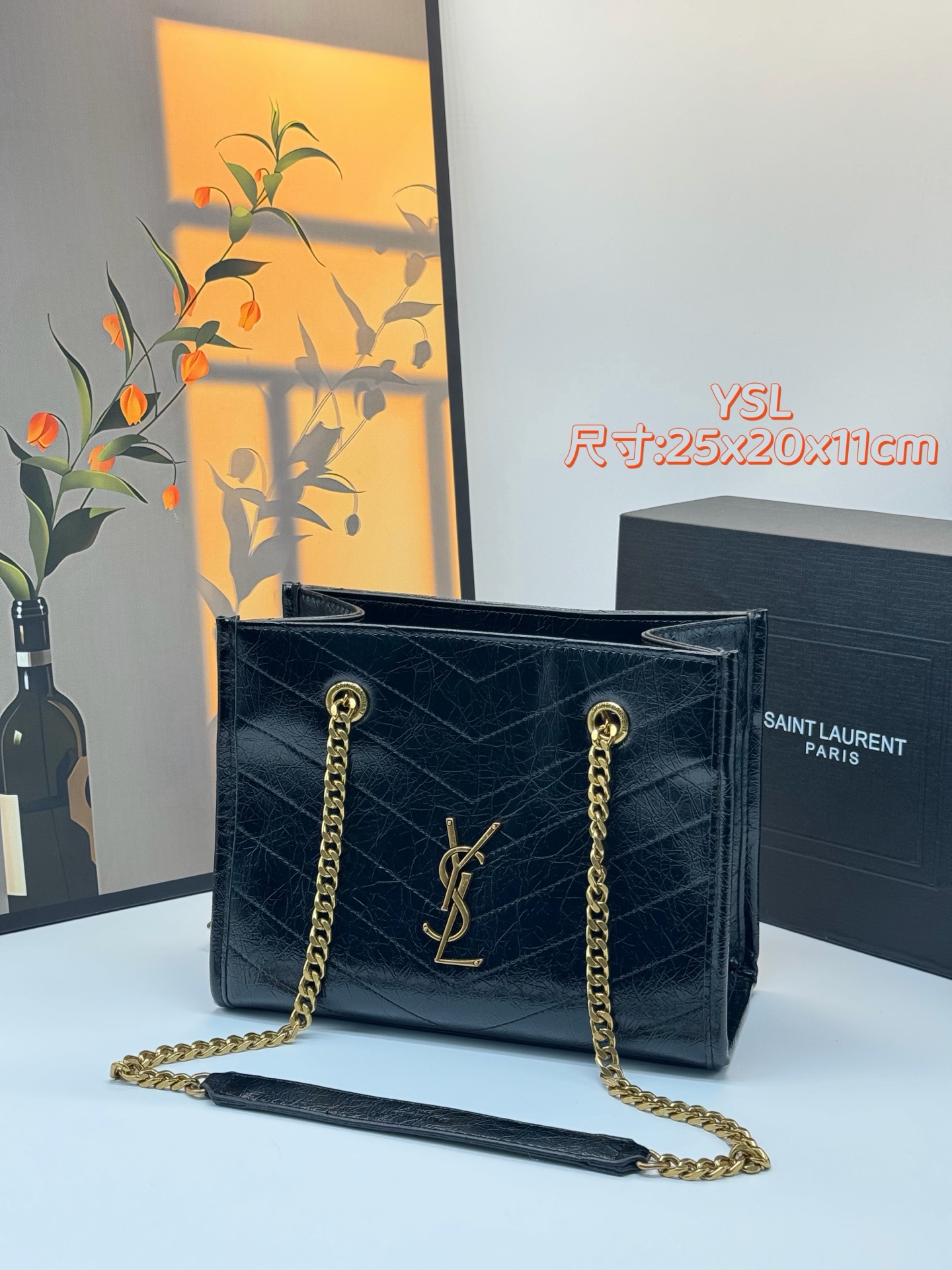 YSL Vintage Tote Bag - Image 1