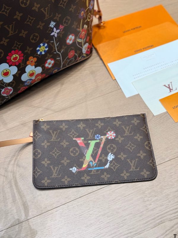 LV x TM Neverfull MM Monogram Bag