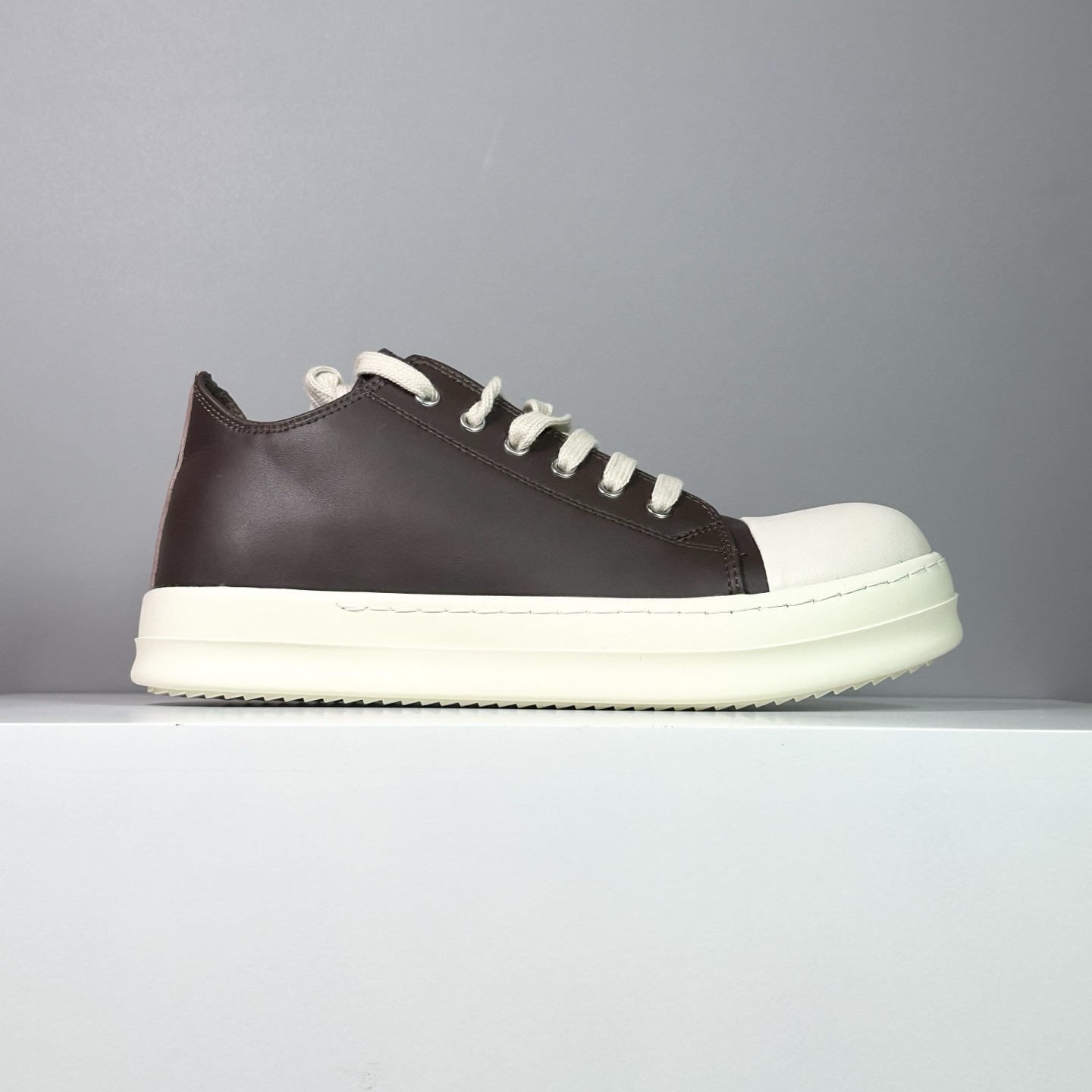 Rick Owens Wmns Luxor Vintage Low“ Dust Milk"Shoes - Image 4