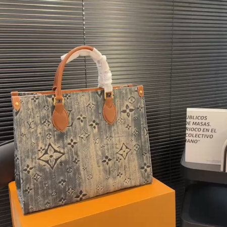 LV  Designer Denim Crossbody Bag