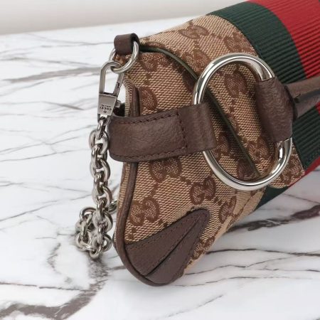 Gucci Horsebit Chain Shoulder Bag - Image 7