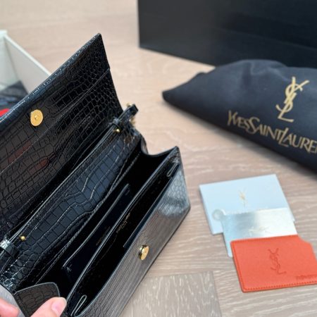 YSL Crocodile-pattern Bag - Image 6