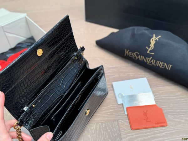 YSL Crocodile-pattern Bag