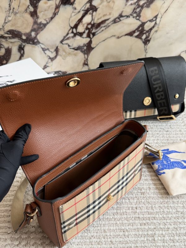 Burberry Vintage Check Note Shoulder Bag