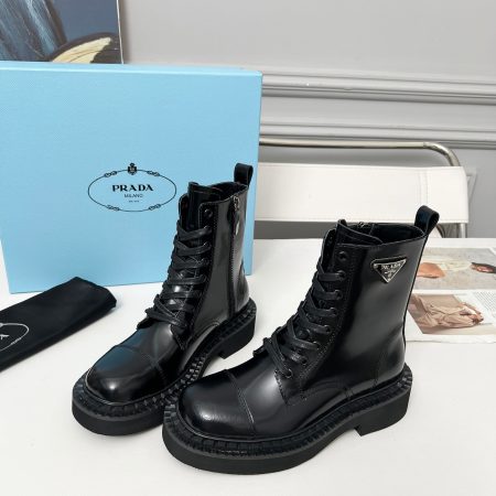 Prada Platform Ankle Boots - Image 3