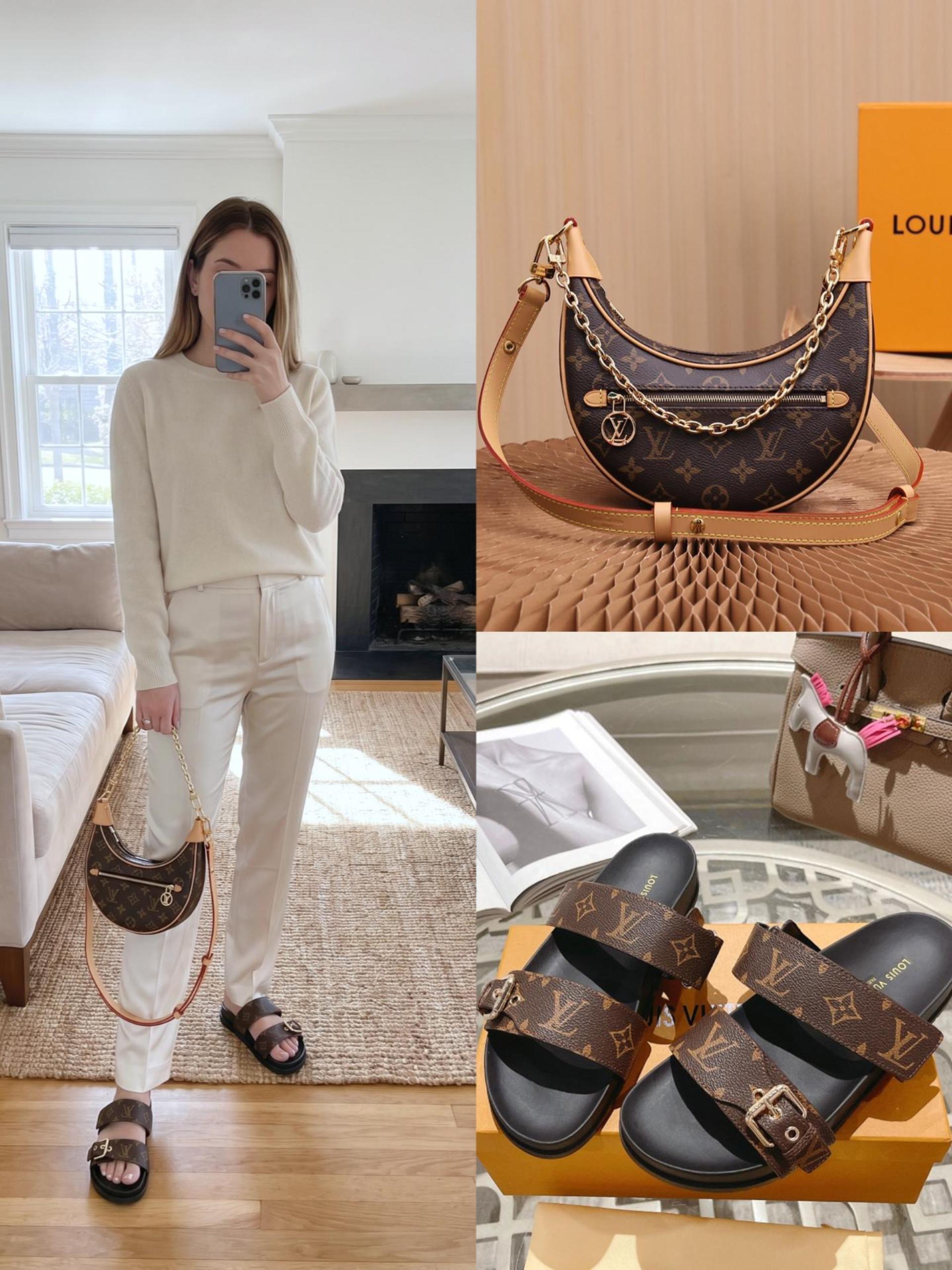 LV Shoes & Bag Set - Image 1