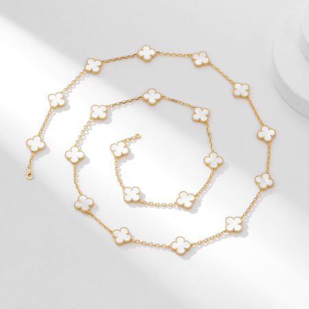 Van Cleef&Arpels VCA Vintage Alhambra long necklace, 20 motifs - Image 5