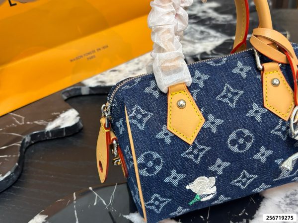 LV Denim Pillow Bag