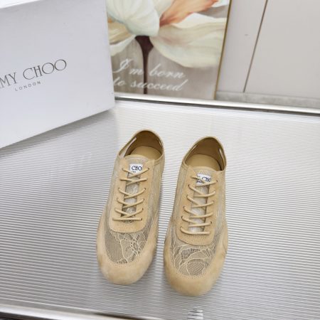 Jimmy Choo Sunny F Lace Sneakers - Image 4