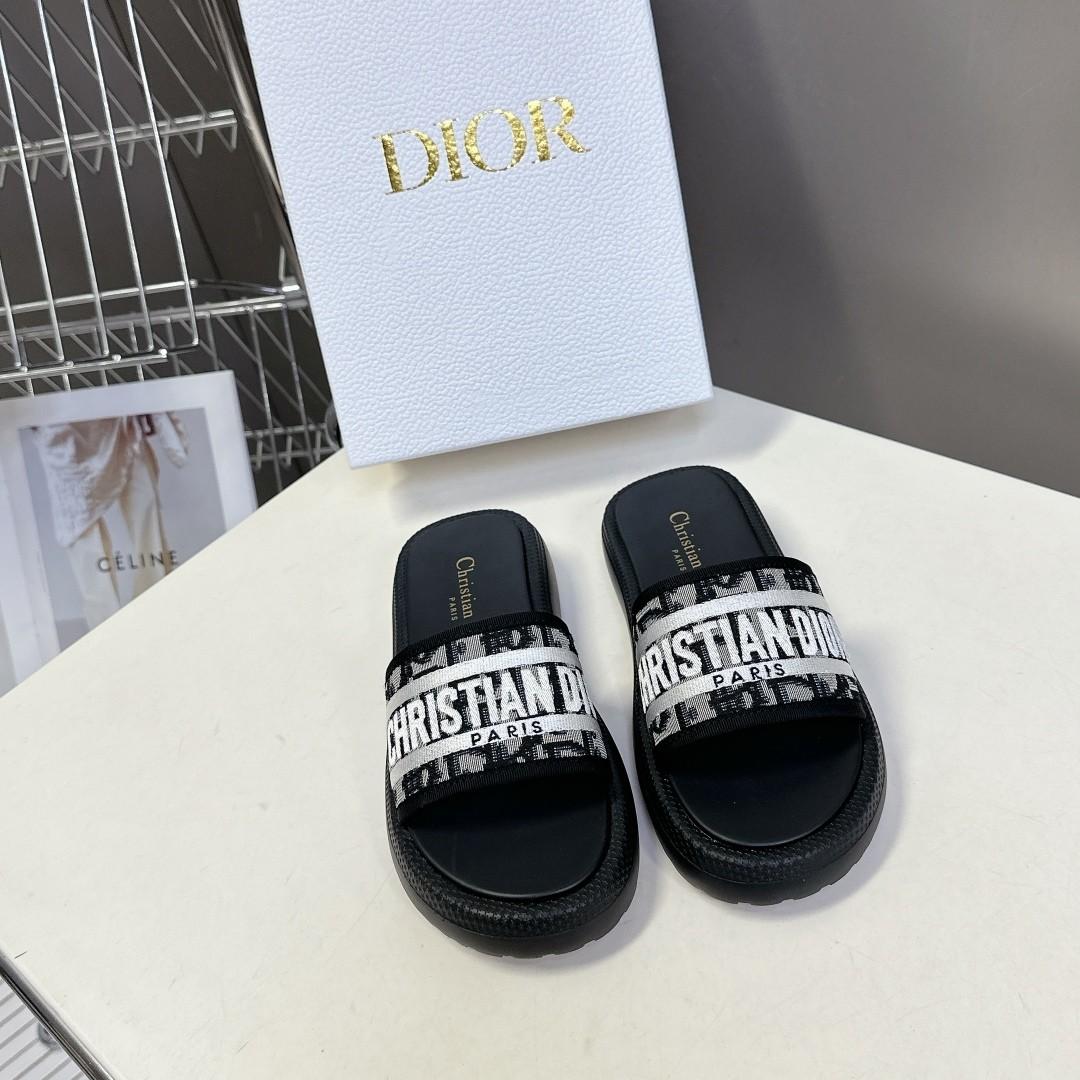 Dior Slipper Sandals - Image 1
