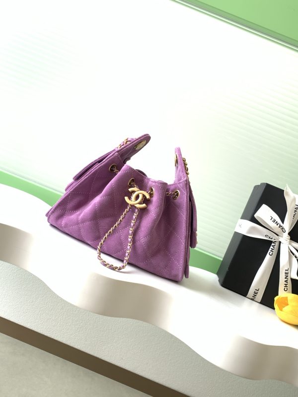 Chanel 26C Mini Hobo Bag Suede
