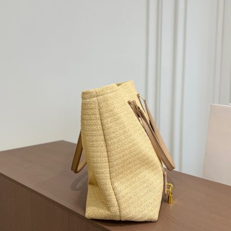 Céline Straw Tote Bag - Image 7