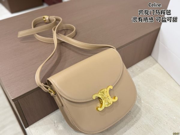 CELINE Women's BuckleShoulder Saddle Bags