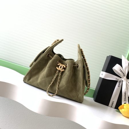 Chanel 26C Mini Hobo Bag Suede - Image 5