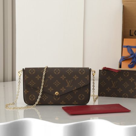 LV Felicie Pochette Chain Bag - Image 4