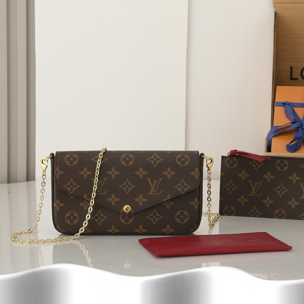 LV Felicie Pochette Chain Bag - Image 4