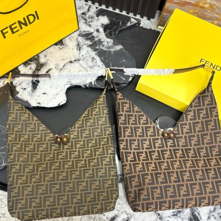 Fendi V-shaped Tote Bag