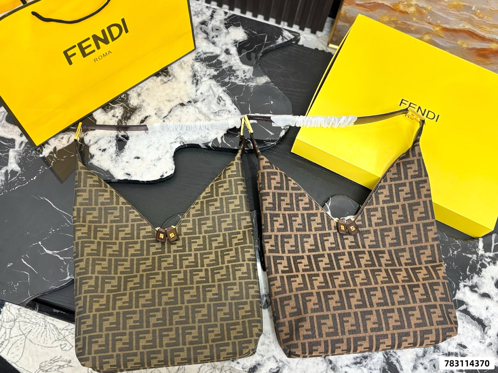 Fendi V-shaped Tote Bag - Image 1