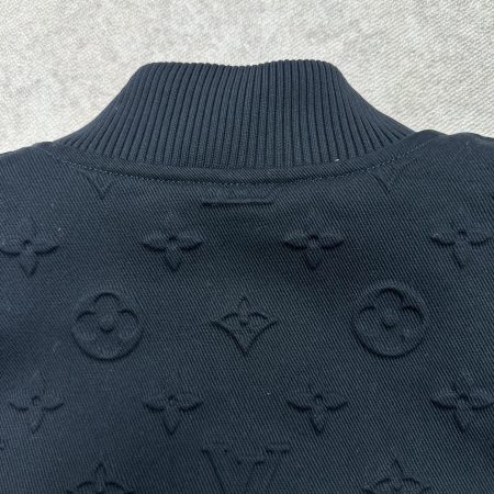 LV Embossed Monogram Cotton Varsity Jacket - Image 4