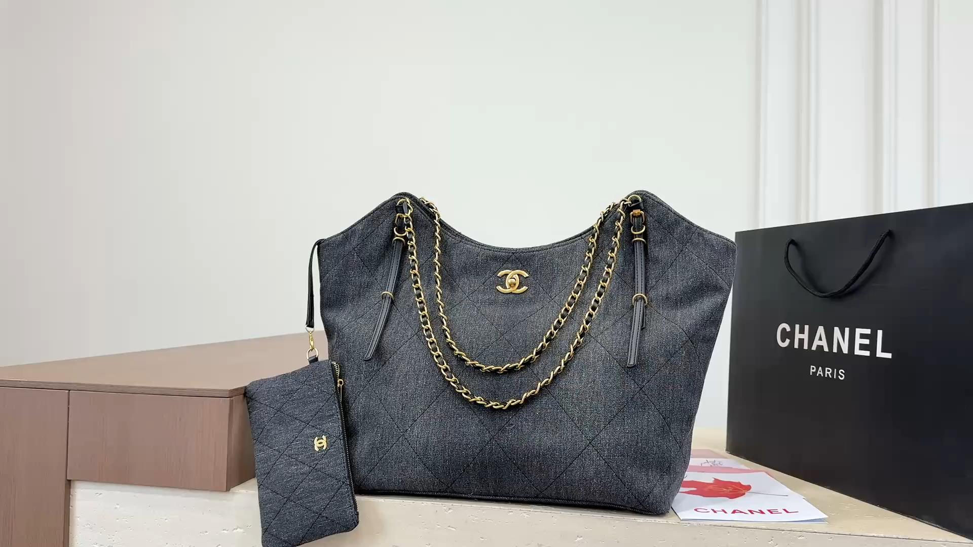 Chanel Denim Tote Bag - Image 2