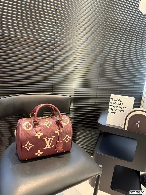LV Embossed Pillow Bag