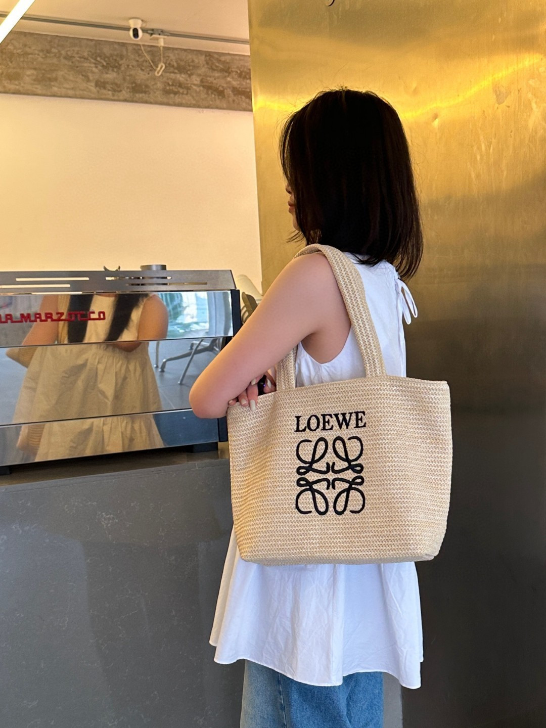 Loewe Straw Bag - Image 4