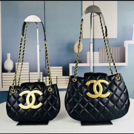 Chanel 24C Big Logo Hobo Bag