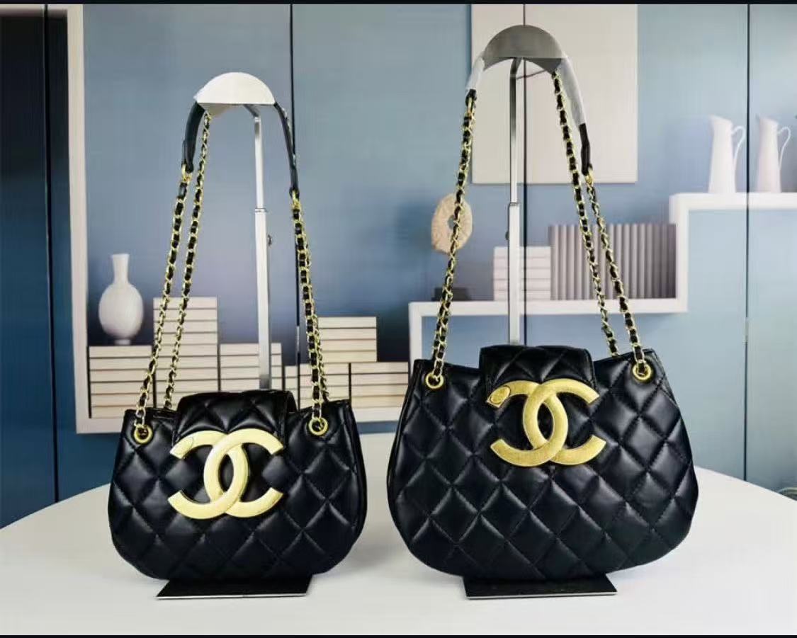 Chanel 24C Big Logo Hobo Bag - Image 1