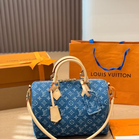 LV Speedy Soft 30 Monogram Denim Bag