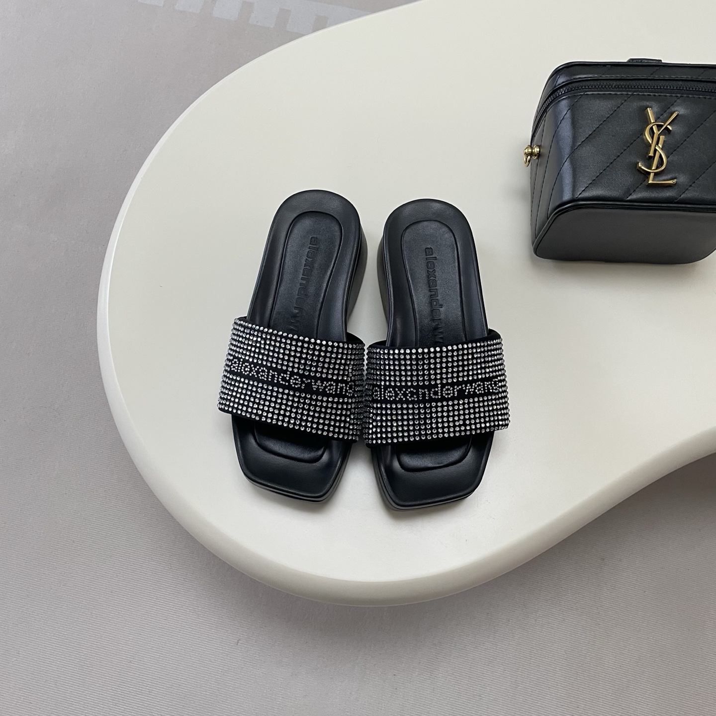 Alexander Rhinestone Slippers - Image 5