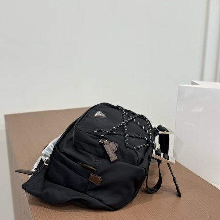 Prada Nylon Messenger Bag - Image 4