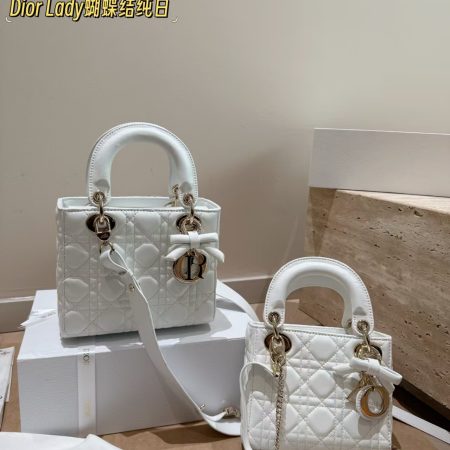 Dior Small & Micro Lady Dior My ABC Dior Bag with bow - Image 5