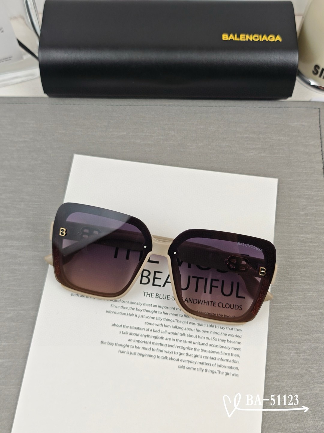 Balenciaga Polyresin high-definition Sunglasses - Image 2