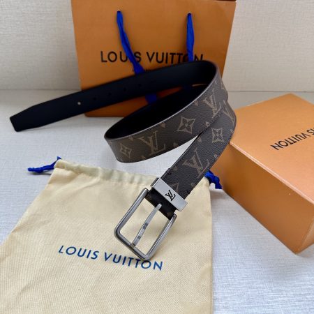 LV Saint Germain Monogram Eclipse 35mm Belt - Image 7